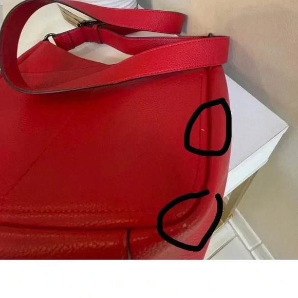 Calvin Klein beautiful red color, two-piece, Crossbody bag, in new condition - Picture 16 of 16